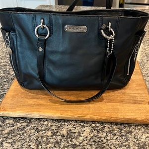 Black coach purse